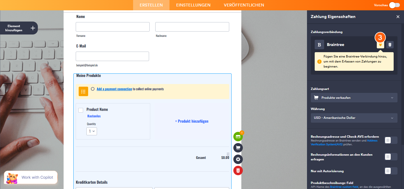 So integrieren Sie Ihr Formular in Braintree Image-13