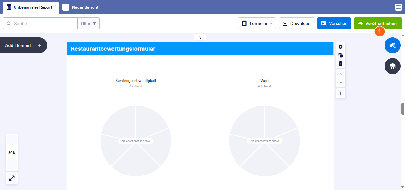 So laden Sie Ihren visuellen Bericht herunter oder drucken ihn aus Image-4