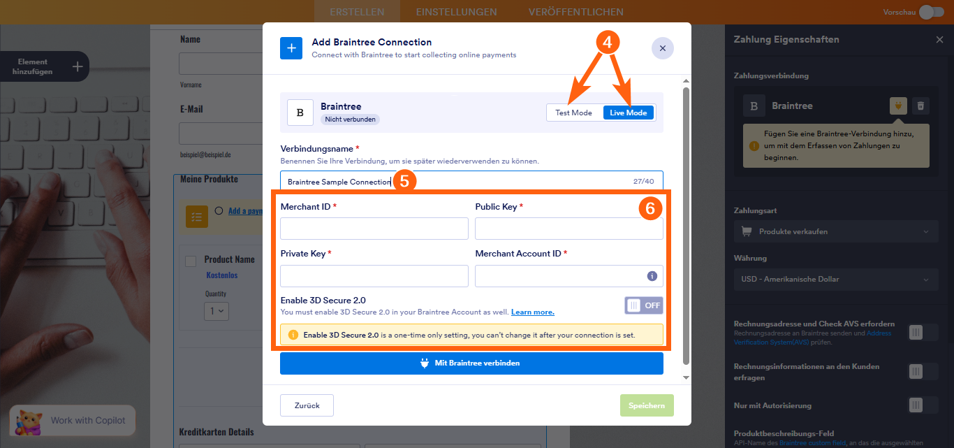 So integrieren Sie Ihr Formular in Braintree Image-14