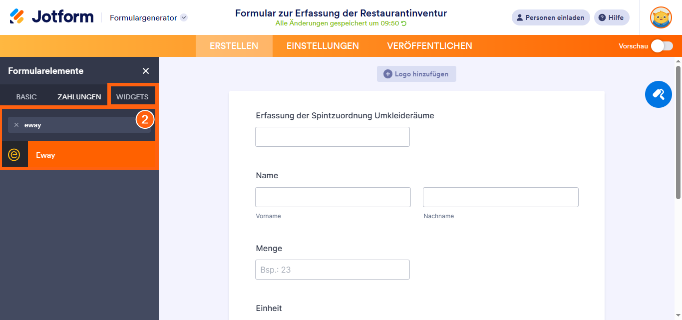 So integrieren Sie Ihr Formular in Eway Image-9
