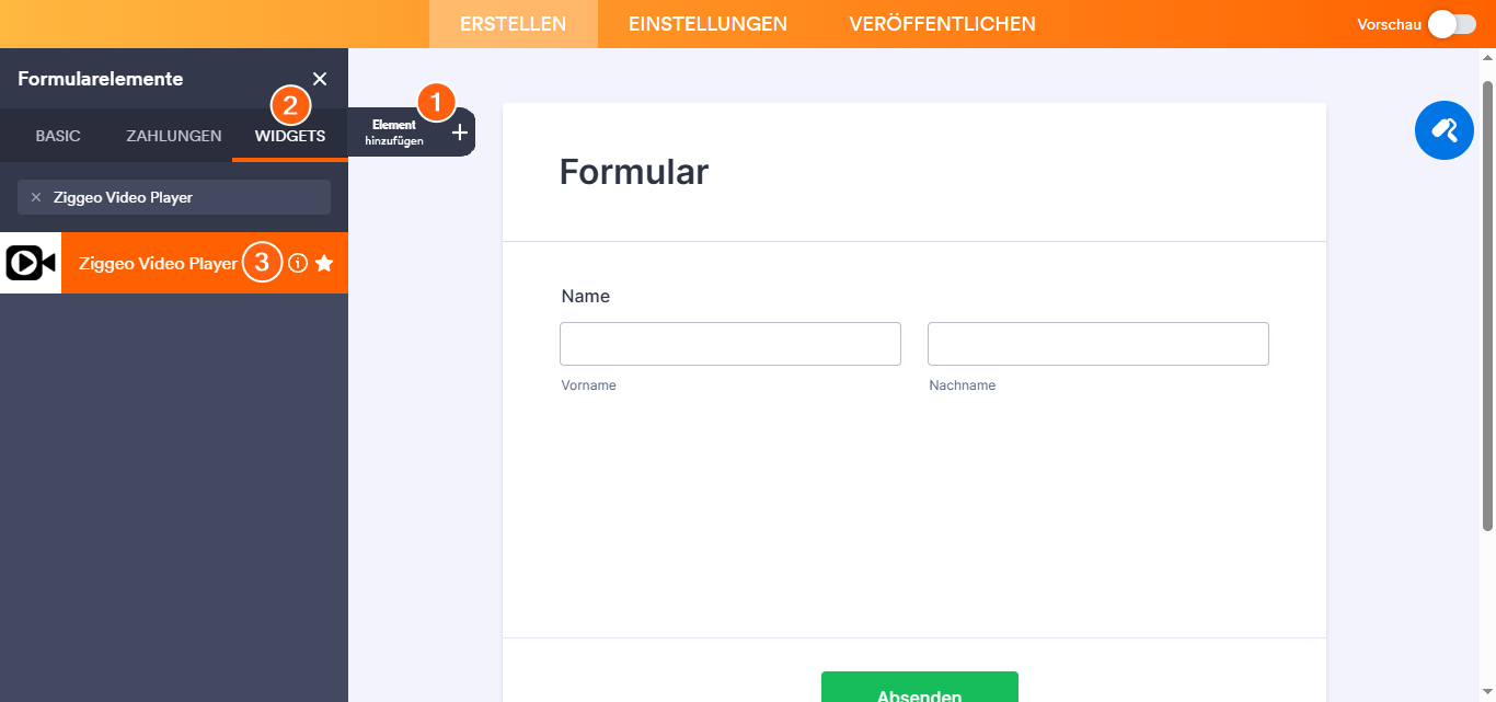 So zeigen Sie Videos in Formularen mit dem Ziggeo Video Player an Image-1