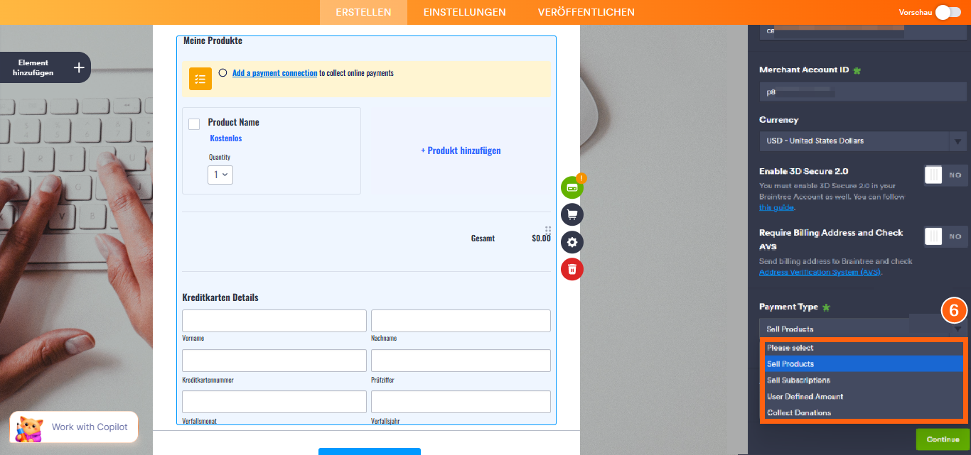 So integrieren Sie Ihr Formular in Braintree Image-6