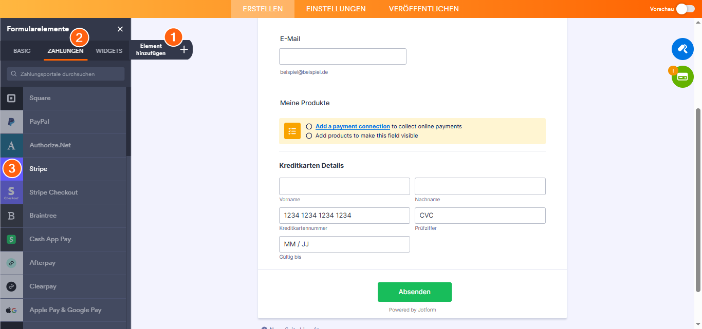 Einrichten eines benutzerdefinierten wiederkehrenden Spendenformulars Image-1