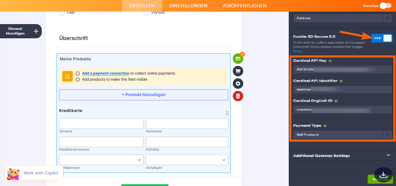 Wie man CyberSource mit Jotform integriert Image-4