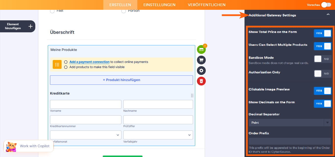 Wie man CyberSource mit Jotform integriert Image-8