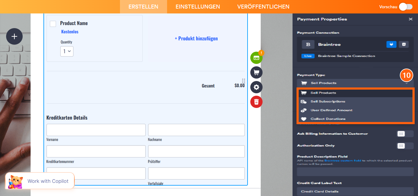 So integrieren Sie Ihr Formular in Braintree Image-18