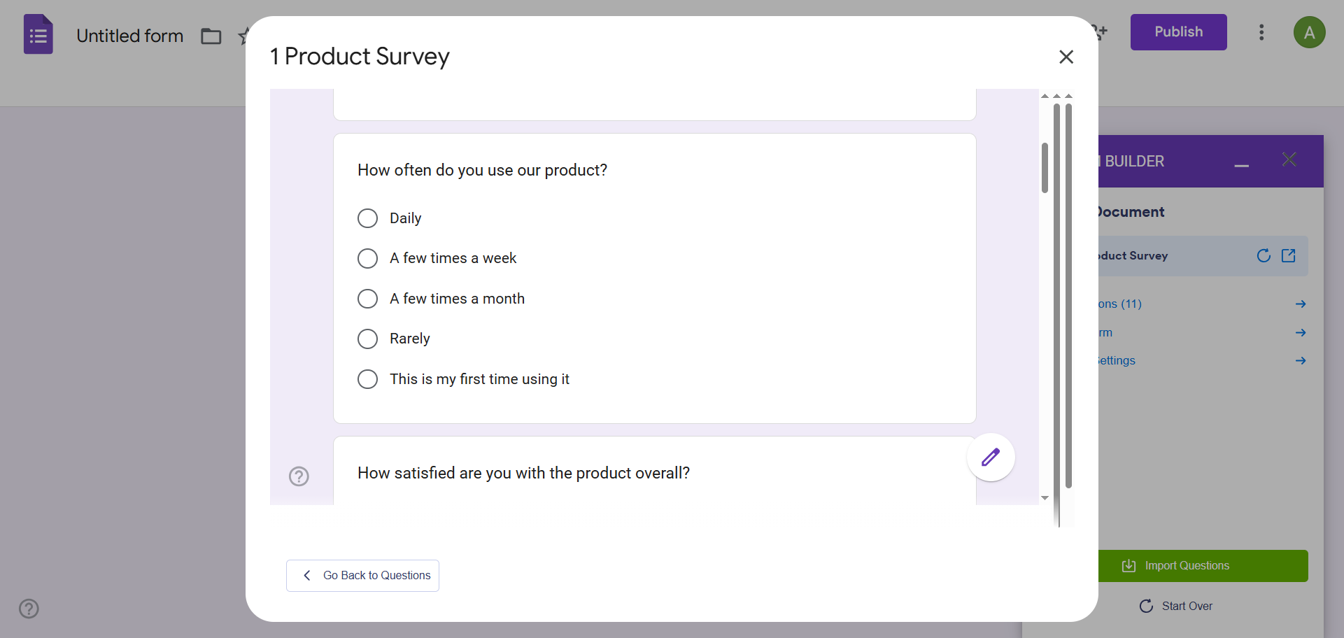 AI Form Builder Form Preview