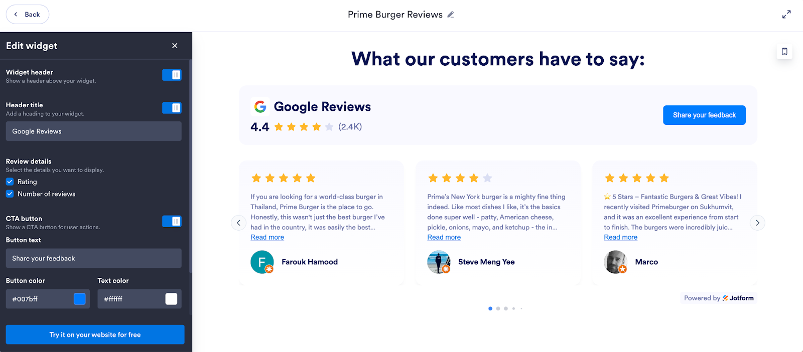 How to add Google Reviews to Squarespace Image-1