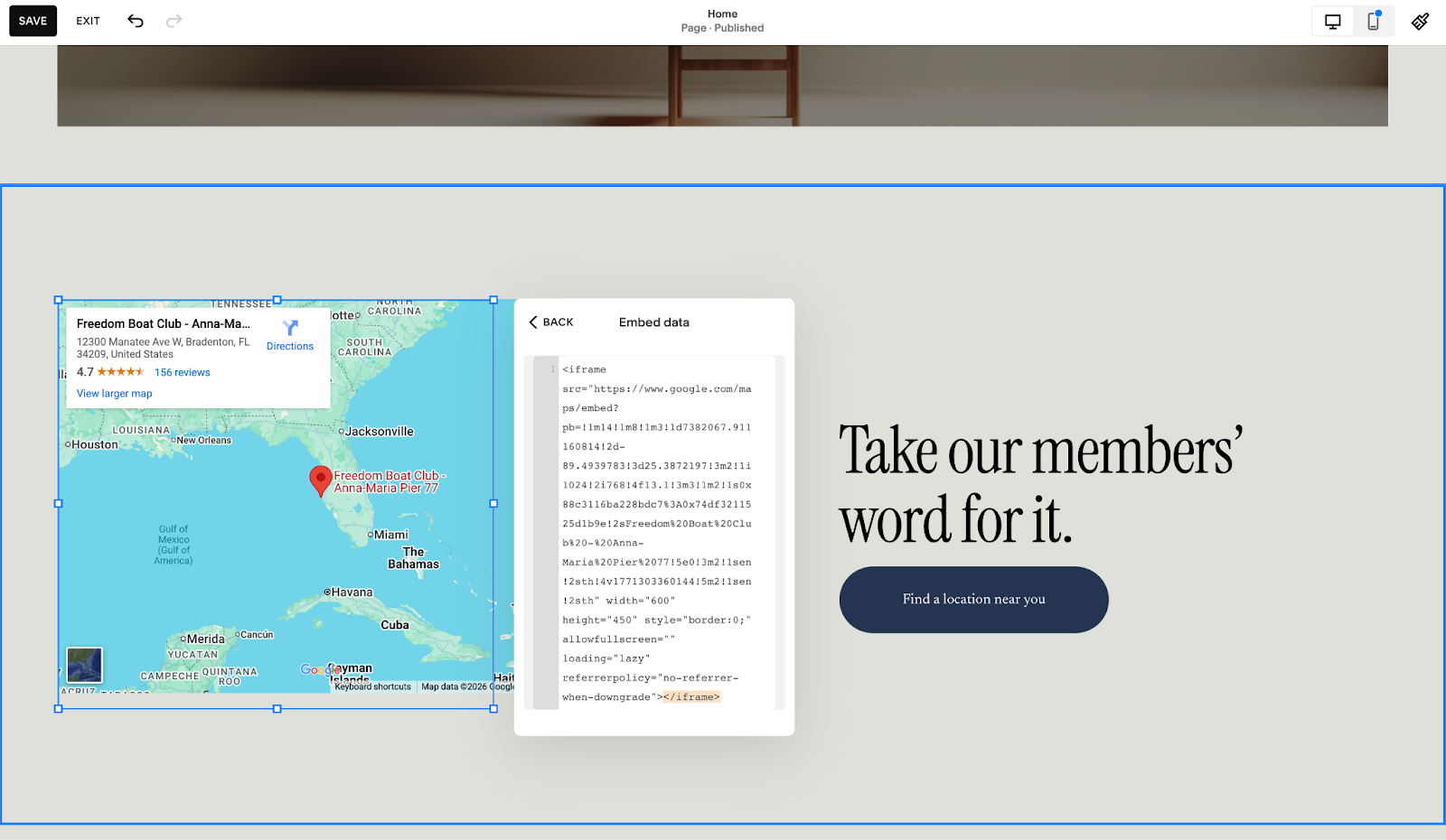 How to add Google Reviews to Squarespace Image-3
