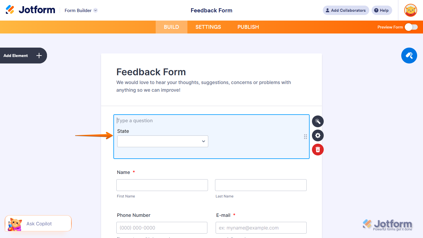Provinces of Philippines Widget in Jotform Form Builder