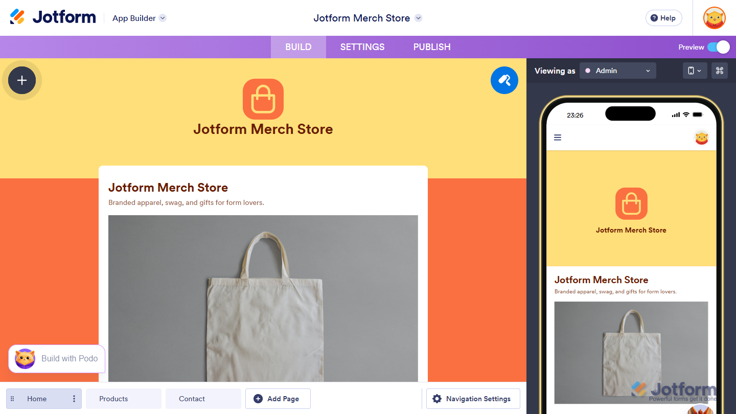 App Created with Jotform AI