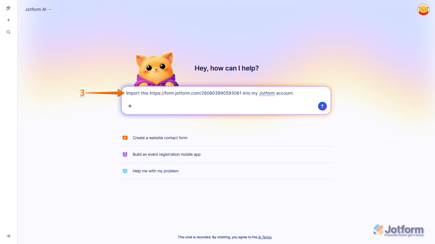 How to Import Forms with Jotform AI Image-1