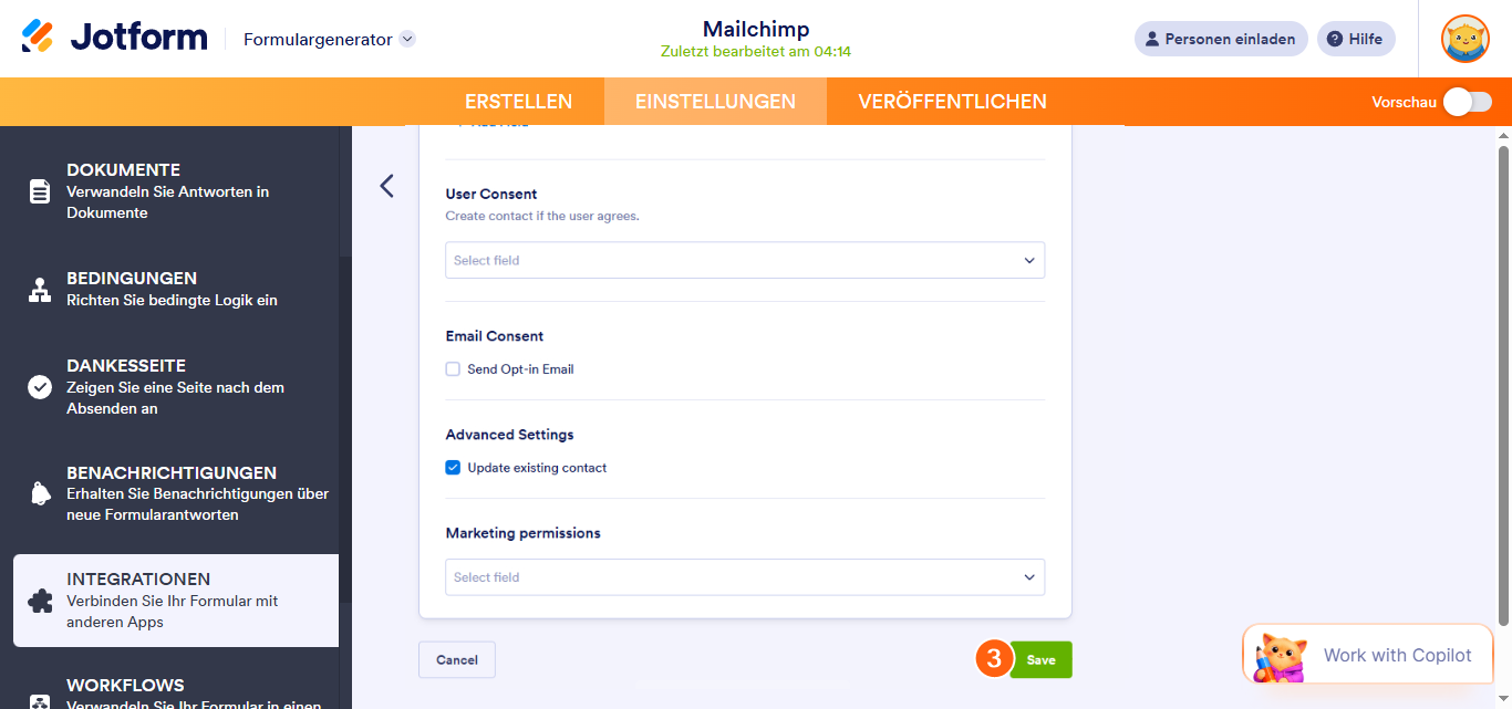 Hinzufügen von Mailchimp-Abonnenten zu Interessengruppen Image-4