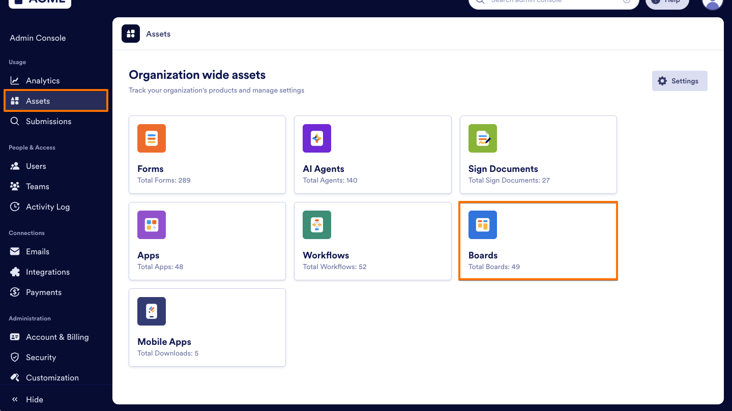 How to Trash or Restore Boards in Your Organization from the Admin Console Image-1