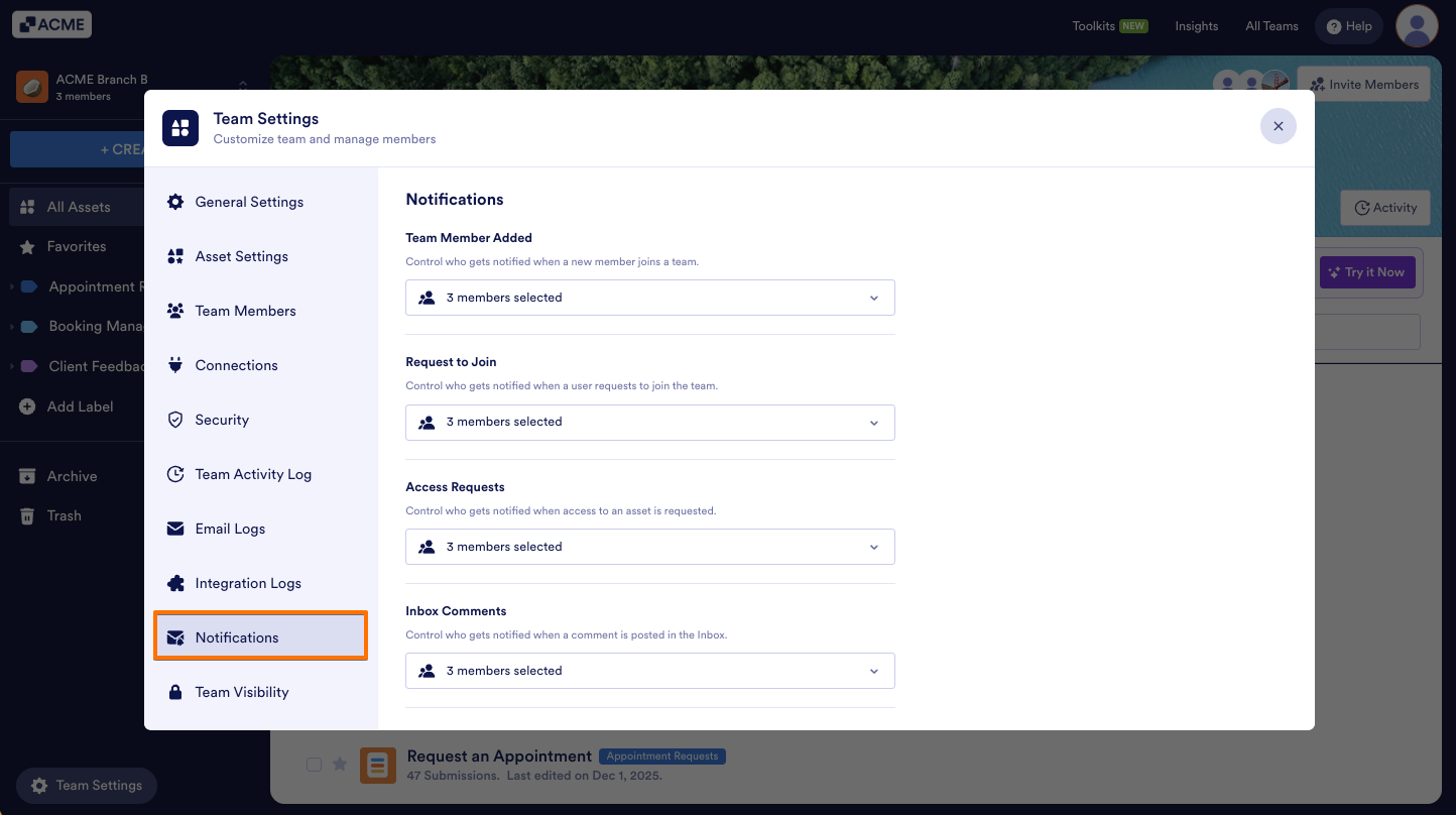 How to Manage Team Notification Recipients Image-2