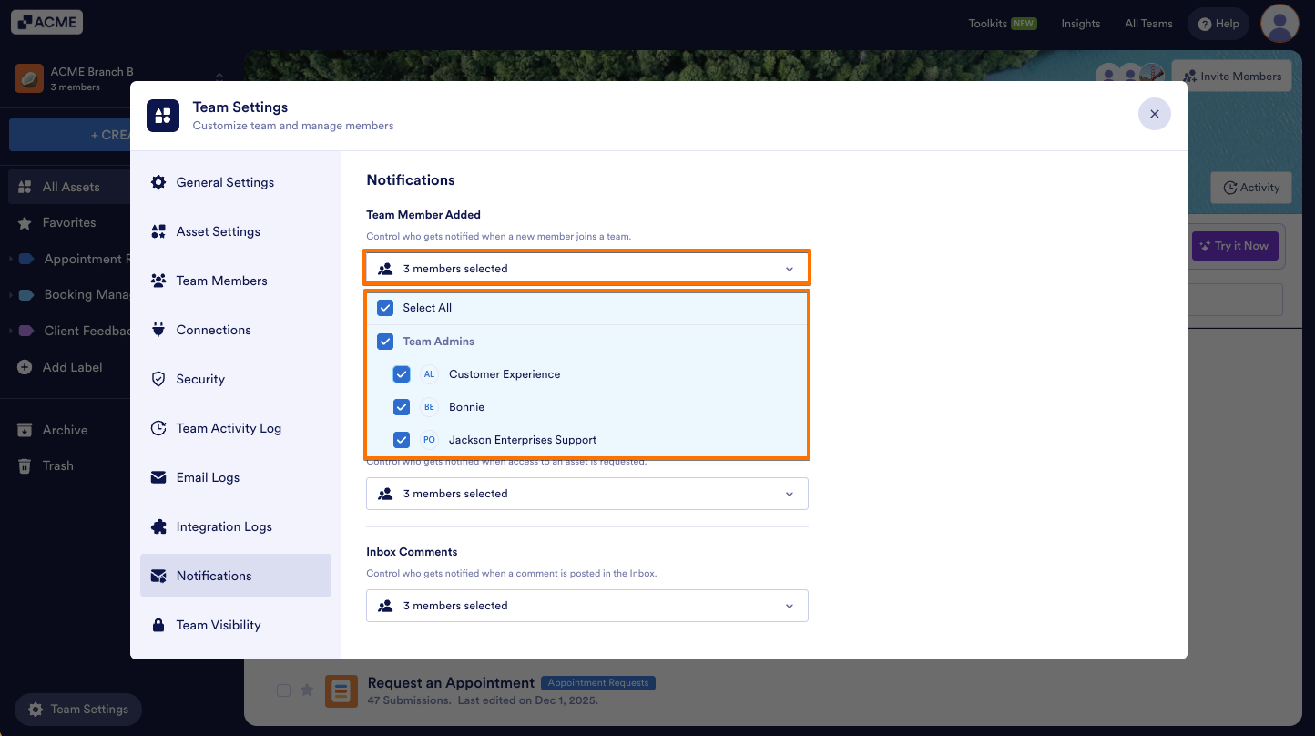 How to Manage Team Notification Recipients Image-3