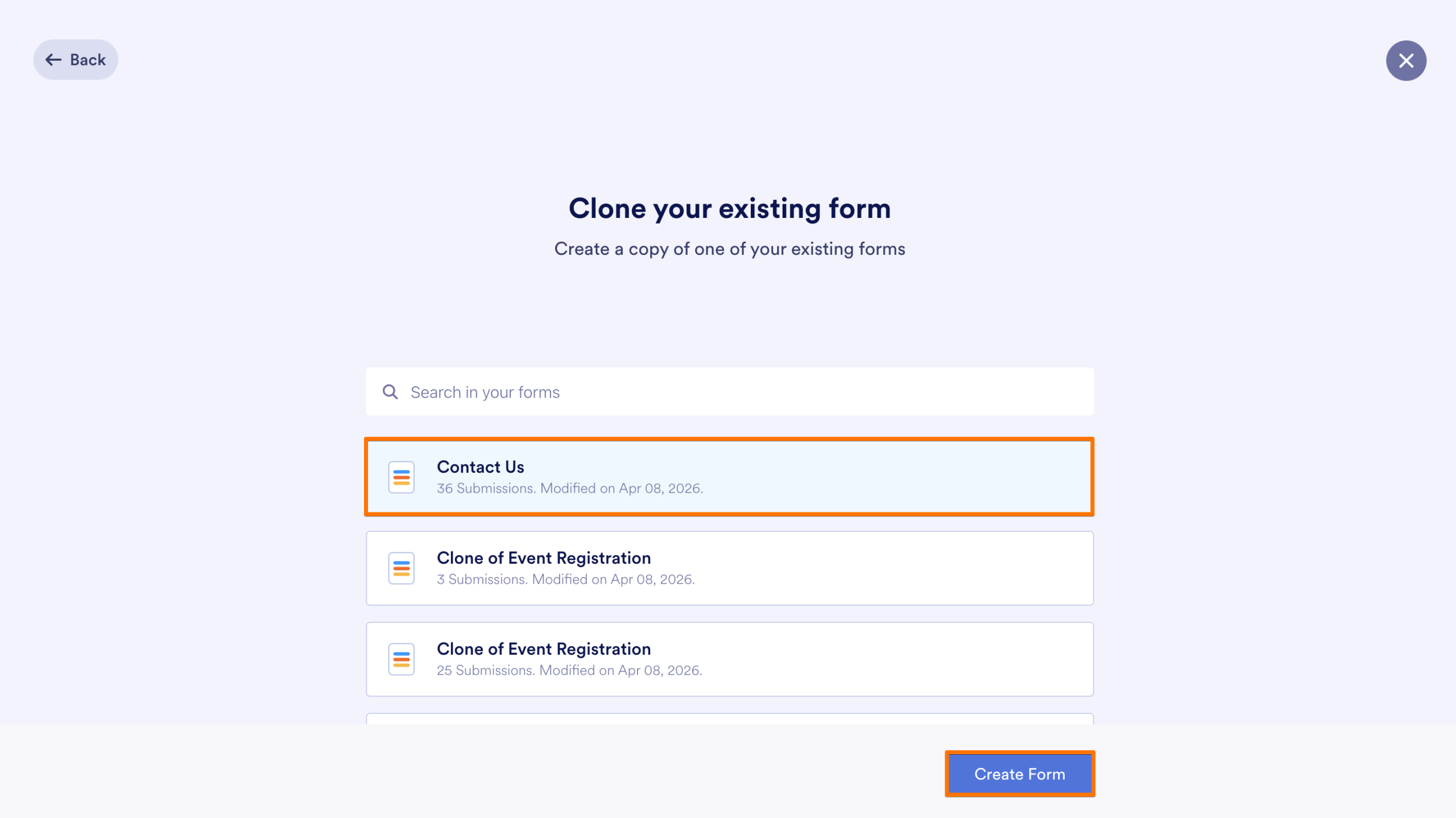 How to Clone an Existing Form From Your Account Image-7