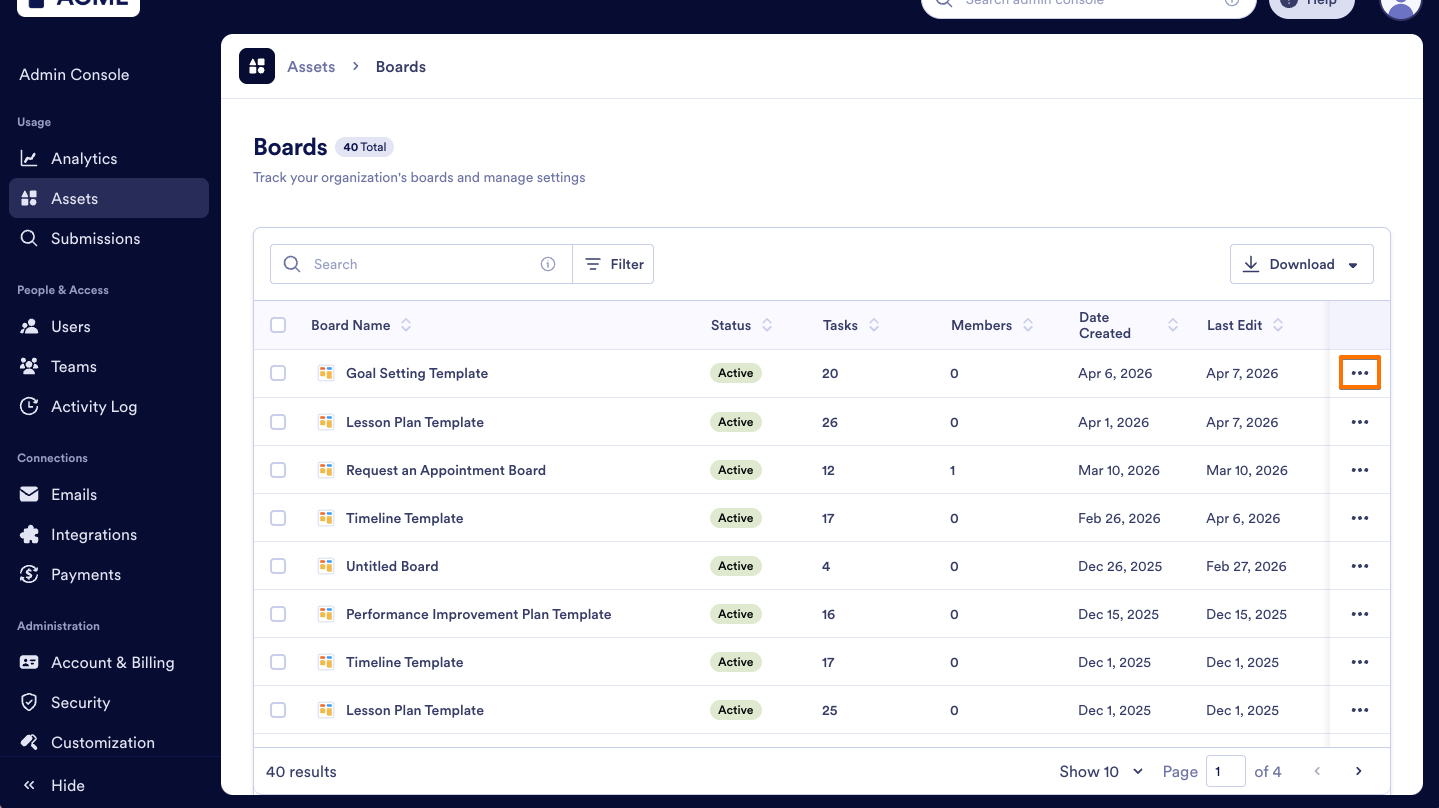 How to Archive or Unarchive Boards in Your Organization from the Admin Console Image-2