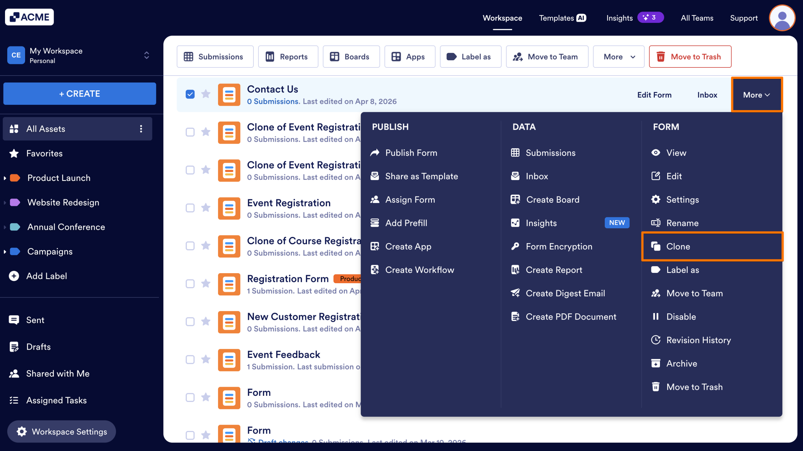 How to Clone an Existing Form From Your Account Image-2