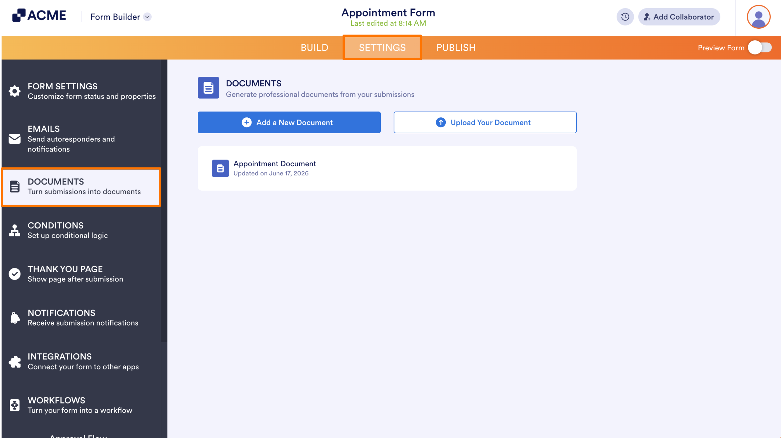 How to Create or Edit Your Form PDF Submission Report Image-1