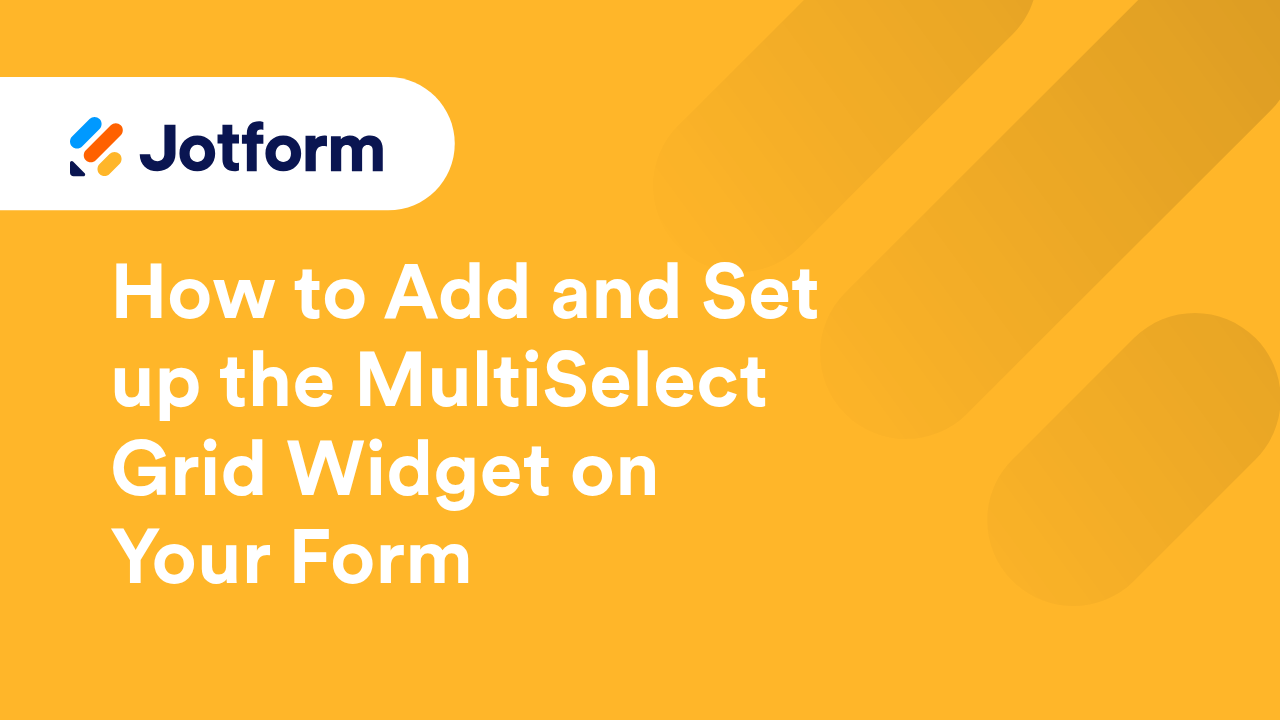 Jotform Widgets