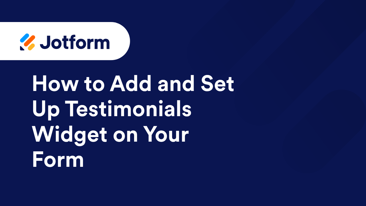 Jotform Widgets