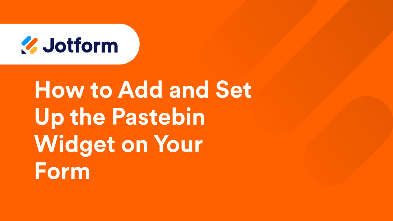 Jotform Widgets