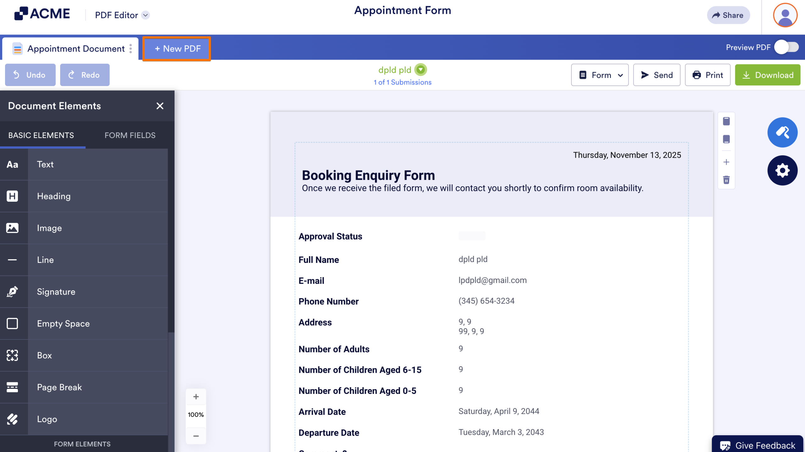 How to Create or Edit Your Form PDF Submission Report Image-6
