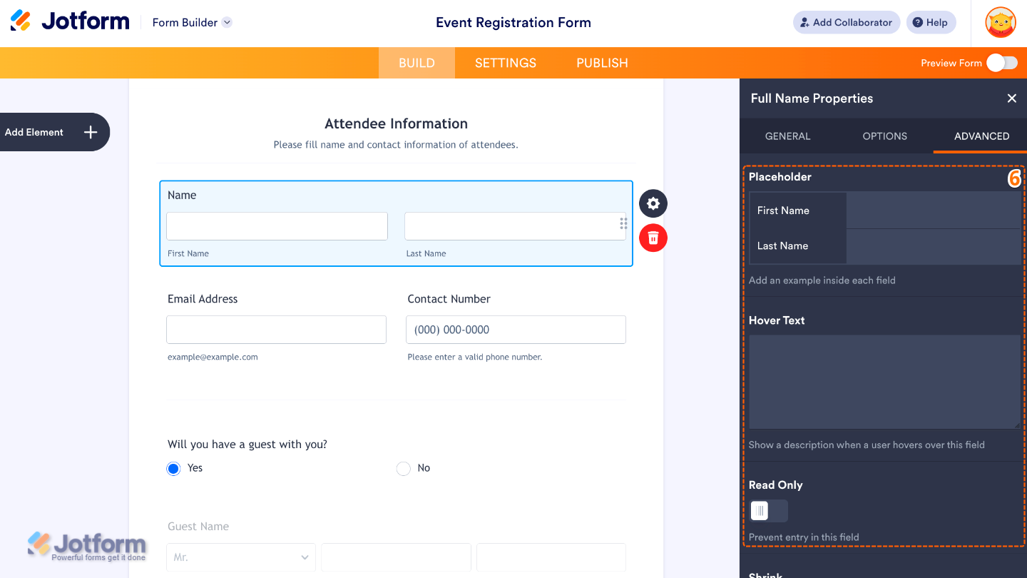 How to Add and Set Up the Full Name Element Image-1
