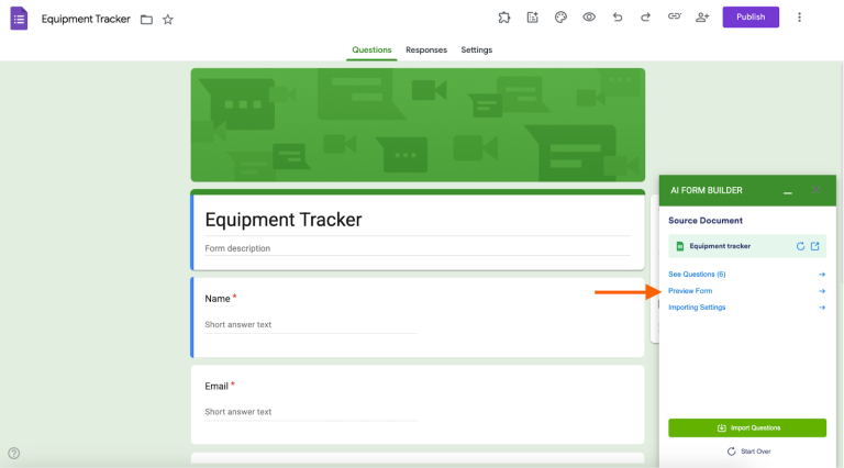 How to connect Google Forms to Google Sheets (step by step) | Jotform Blog