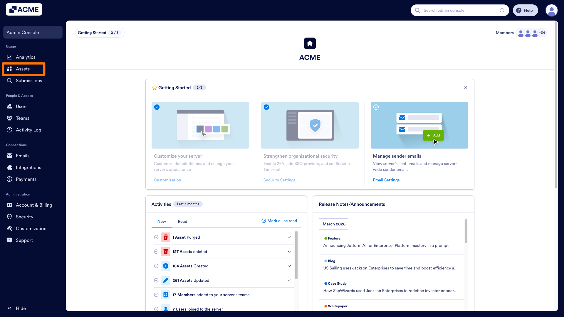 How to Enable or Disable the Jotform AI Organization-Wide from the Admin Console Image-1