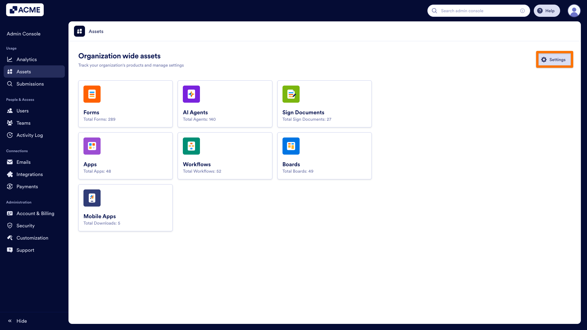 How to Enable or Disable AI-Generated Form Template Creation Organization-wide from the Admin Console Image-8