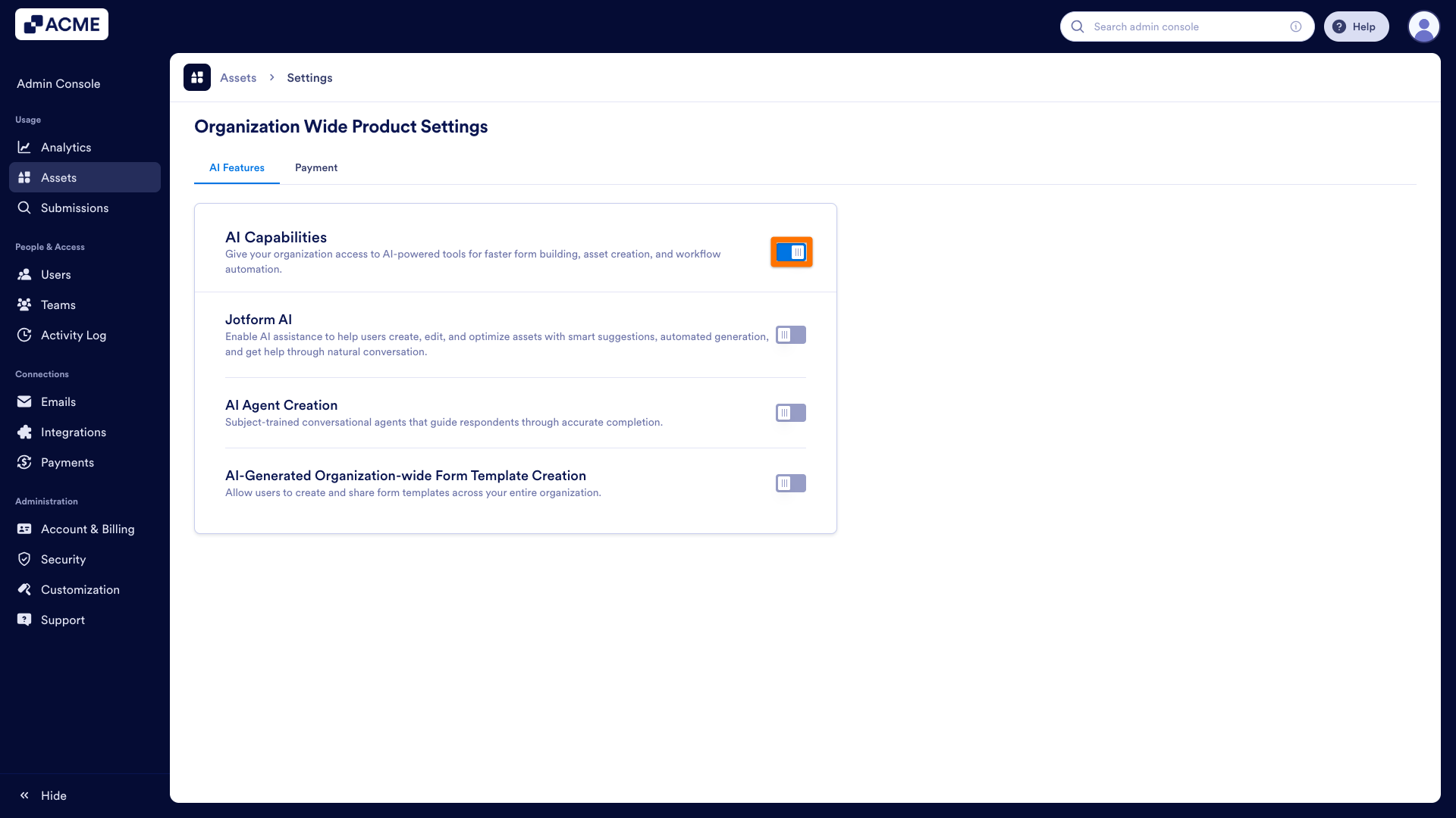 How to Enable or Disable AI Capabilities Organization-wide from the Admin Console Image-8