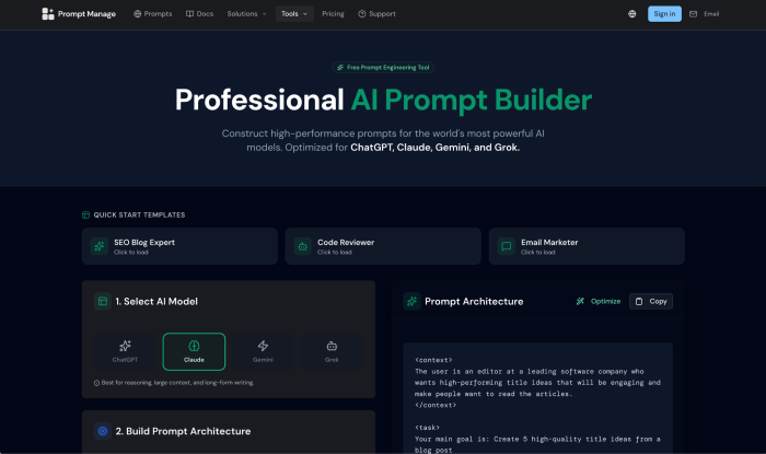 7 best AI prompt generators in 2026 (tested and compared) | Jotform Blog