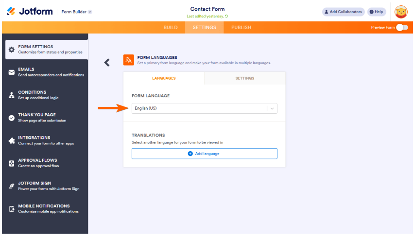 How to translate Microsoft Forms into different languages Image-6