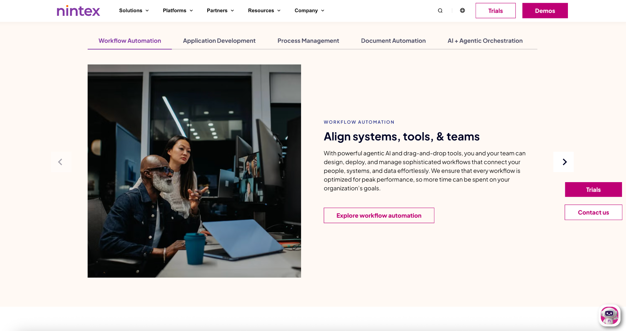 Nintex Landing Page