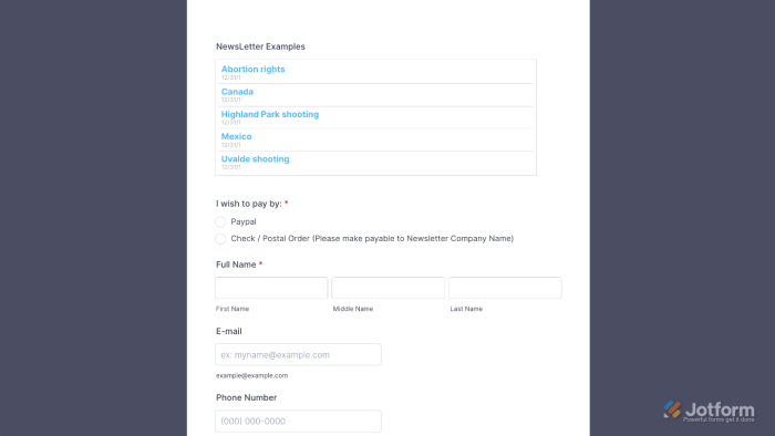 How to Add and Set Up the RSS Reader Widget on Your Form