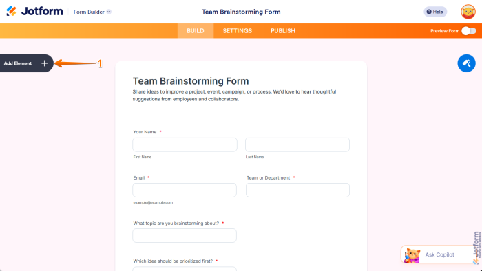 How to Add and Set Up the Circular widget on Your Form