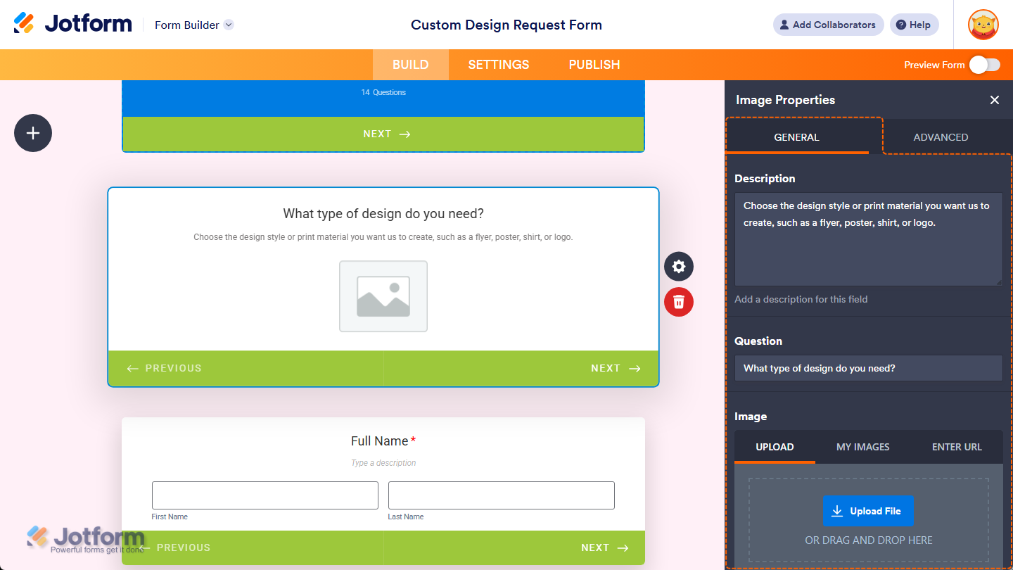 How to Add and Set up the Image Element on Your Form Image-1