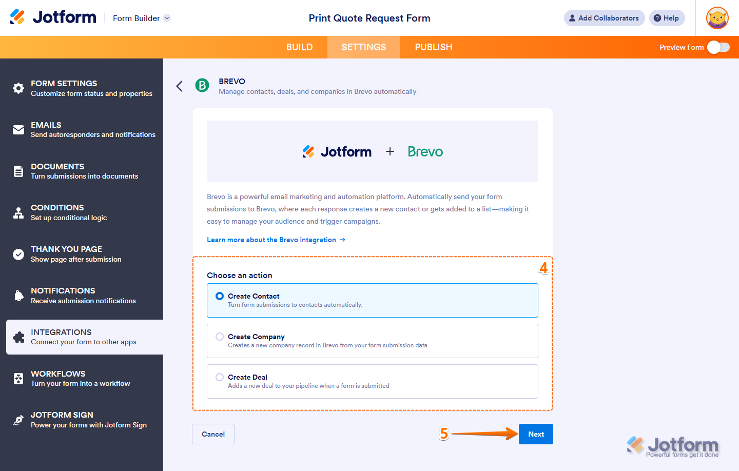 How to Integrate Your Form with Brevo Image-2