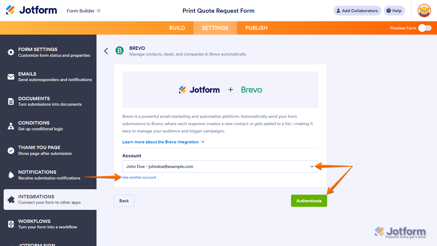 How to Integrate Your Form with Brevo Image-4