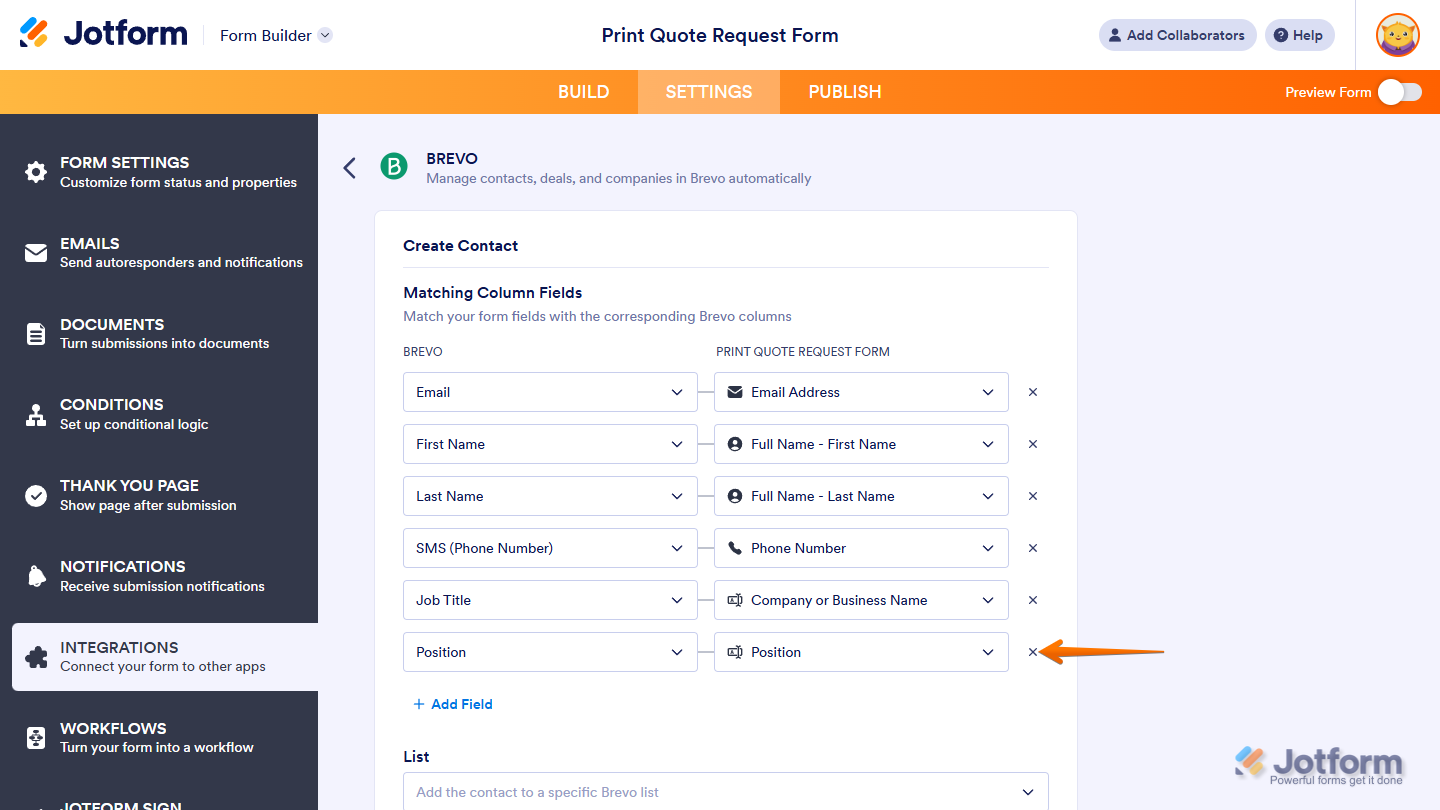 How to Integrate Your Form with Brevo Image-7