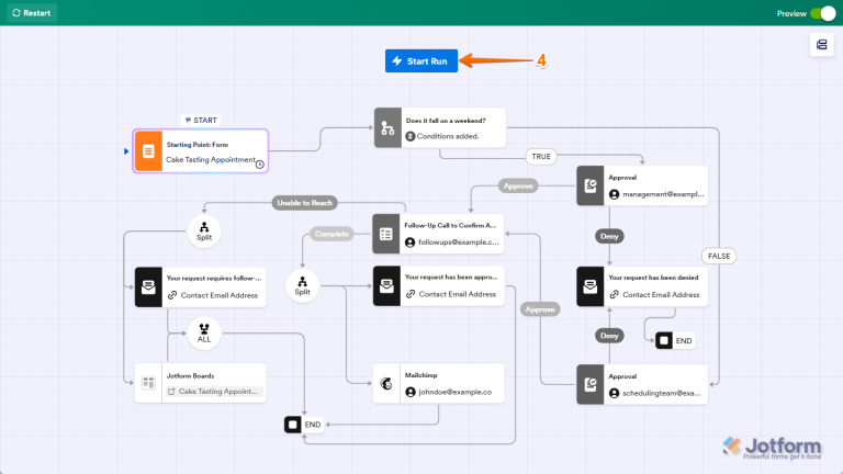 How to Preview and Test Your Workflow with Test Run