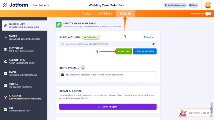 Share Folder Request Form Html How to Share a Form with Another User
