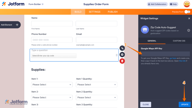 How to Add and Set Up the Zip Code Auto-Suggest Widget on Your Form