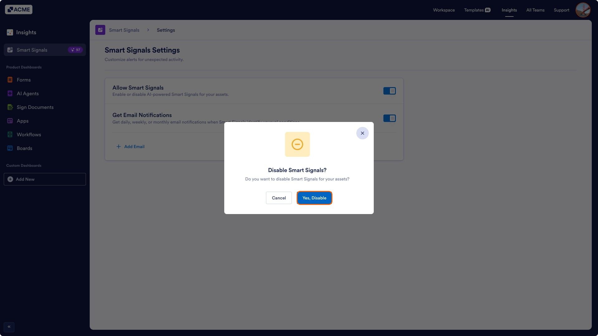 How to Enable or Disable Your Smart Signals Image-9