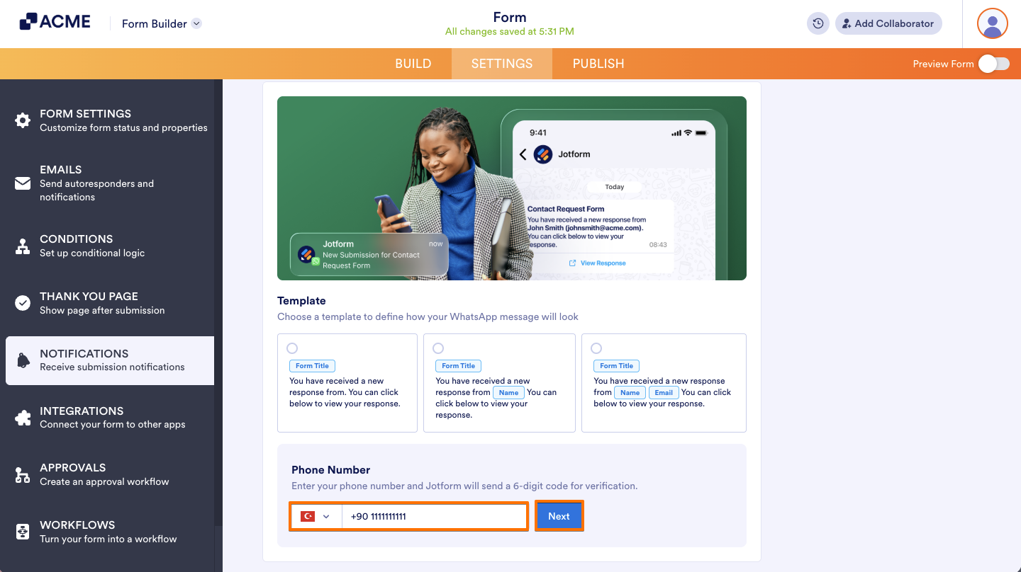 How to Get Notifications on WhatsApp from Form Submissions Image-4
