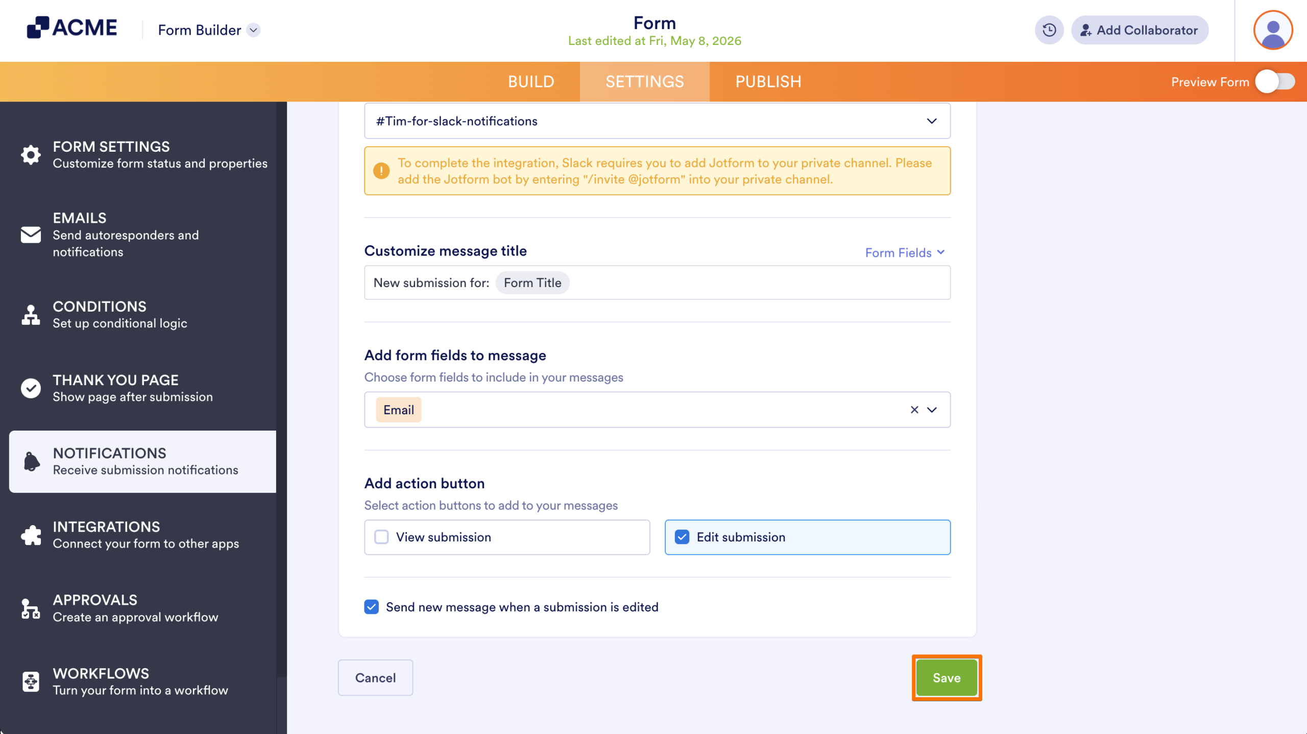 How to Get Notifications on Slack from Form Submissions Image-8