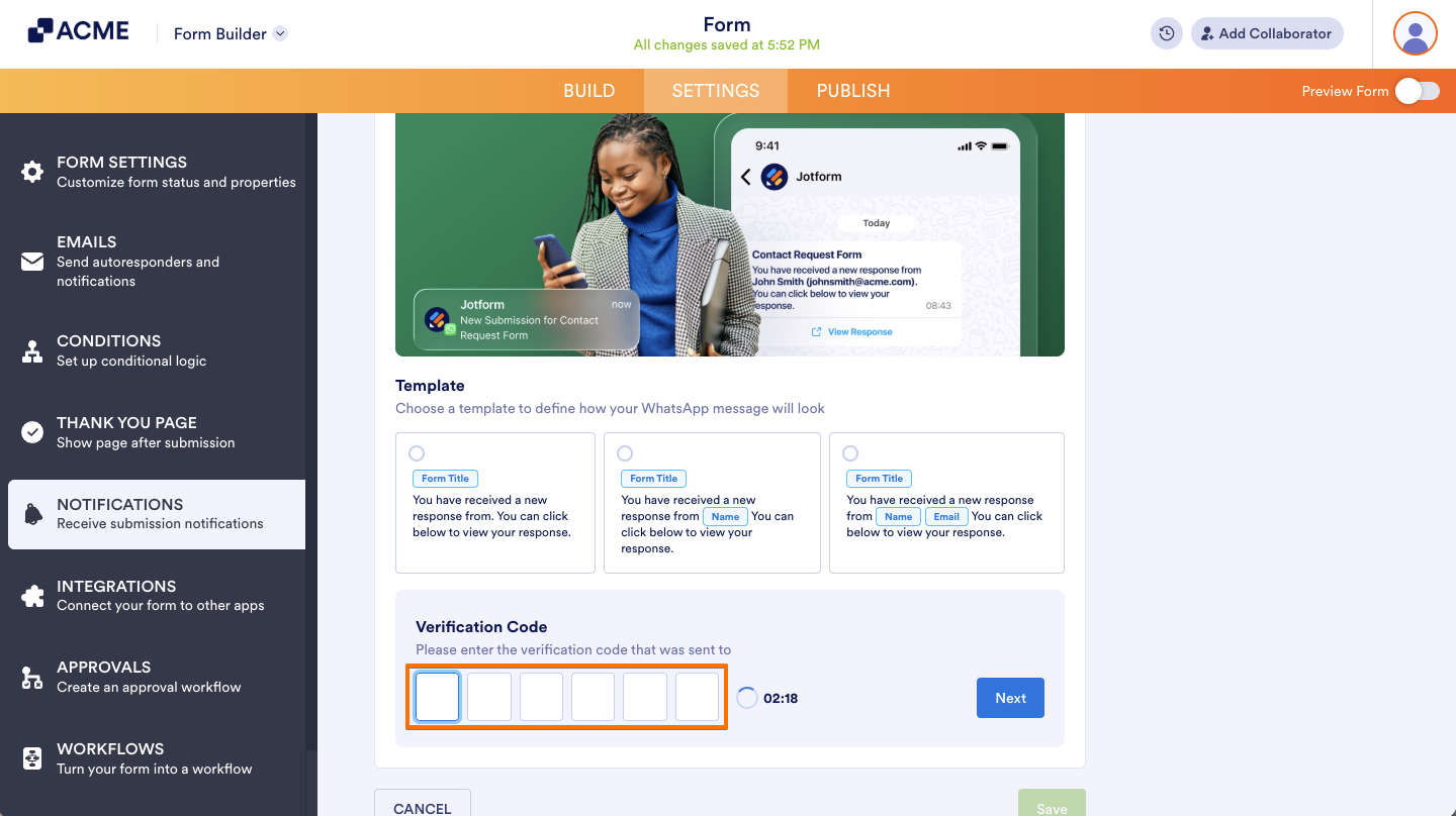 How to Get Notifications on WhatsApp from Form Submissions Image-6