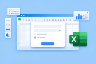 How to create a form in Microsoft Excel in 2026